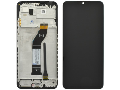 Xiaomi Poco C65 - Lcd + Touch Screen + Frame + Switch Tasti Laterali Black
