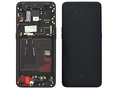 Oppo Reno2 - Lcd + Touchscreen + Frame + Tasti laterali + Vibrazione Luminous Black