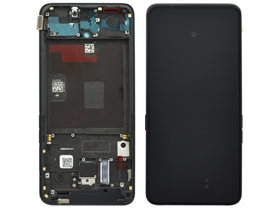 Oppo Reno - Lcd + Touchscreen + Frame + Side Keys Jet Black