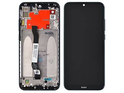 Xiaomi Redmi Note 8T - Lcd + Touchscreen + Frame + Tasti Laterali Space Black