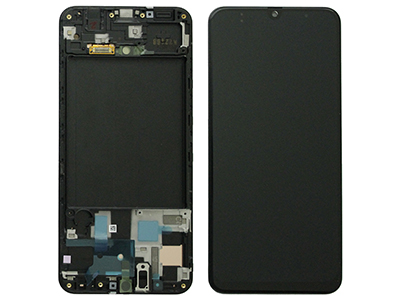 Samsung SM-A505 Galaxy A50 - Lcd + Touchscreen + Frame Black