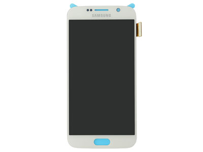 Samsung SM-G920 Galaxy S6 - Lcd + Touchscreen Completo Bianco