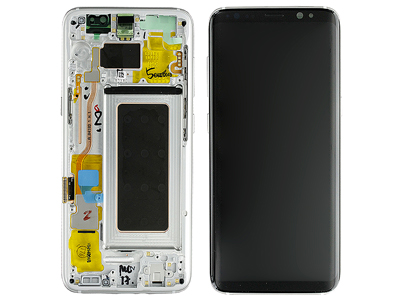 Samsung SM-G950 Galaxy S8 - Lcd + Touchscreen + Altoparlante + Tasti Laterali Silver