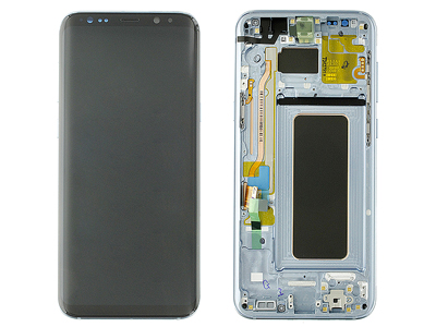 Samsung SM-G955 Galaxy S8+ - Lcd + Touchscreen + Altoparlante + Tasti Laterali Orchid Grey