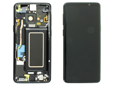 Samsung SM-G960 Galaxy S9 - Lcd + Touchscreen + Altoparlante + Tasti Laterali Black
