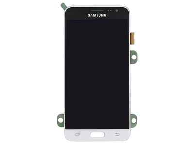 Samsung SM-J320 Galaxy J3 2016 Dual-Sim - Lcd + Touchscreen Bianco