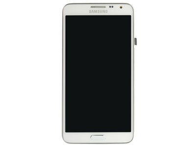 Samsung SM-N7505 Galaxy NOTE 3 Neo - Lcd + Touchscreen + Frame + Tasti Laterali per vers. Bianco