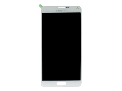 Samsung SM-N910 Galaxy NOTE 4 - Lcd + Touchscreen Bianco