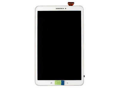 Samsung SM-T585 Galaxy TAB A 2016  10.1'' LTE 16GB - Lcd + Touchscreen + Frame + Tasto Home Completo  Bianco