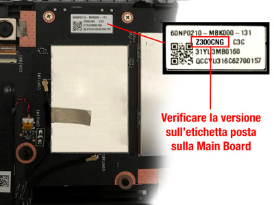 Asus ZenPad 10 Vers. Z300CNG - Lcd + Touchscreen + Frame Bianco ***CONTATTARCI PER VERIFICA VERSIONE***