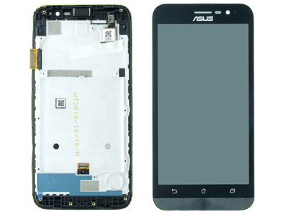 Asus ZenFone Go Vers. ZB500KG / X00BD - Lcd + Touchscreen + Frame + Altoparlante Nero