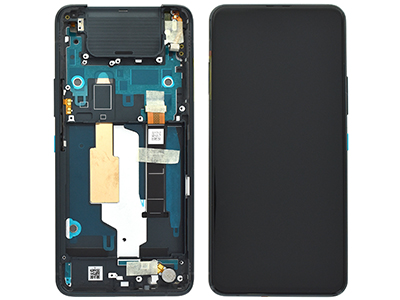 Asus ZenFone 8 Flip Vers. ZS672KS - Lcd + Touchscreen + Frame + Vibrazione Black **Contattarci per info tecniche**