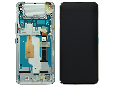 Asus ZenFone 8 Flip Vers. ZS672KS - Lcd + Touchscreen + Frame + Vibrazione Silver **Contattarci per info tecniche**