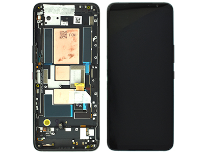Asus ROG Phone 5 Vers. ZS673KS - Lcd + Touchscreen + Frame + Tasti Laterali Black **Contattarci per info tecniche**