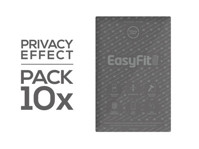 Vivo Y20s - Protective Films 18x12cm for EasyFit Plotter Pack 10pcs. Privacy