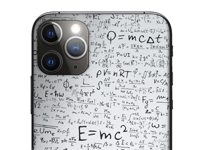 Apple iPhone 11 Pro - Pellicole BACKSKIN per plotter EasyFit Einstein Argento