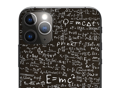 Apple iPhone 11 Pro - BACKSKIN films for EasyFit plotters Einstein Black