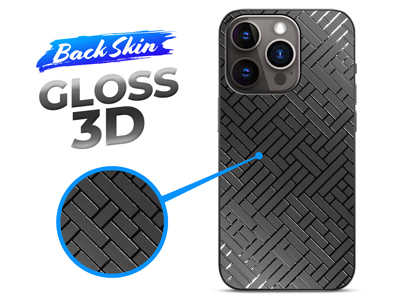 Asus ZenFone 2 Laser ZE600KL / Z00MD - Pellicole BACKSKIN per plotter Easyfit Gloss 3D Mosaico Trasparente