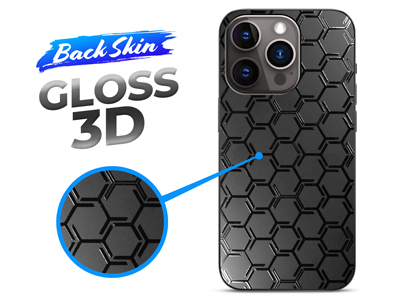 Apple iPhone 14 Pro - Pellicole BACKSKIN per plotter Easyfit Gloss 3D Nido D'ape Trasparente