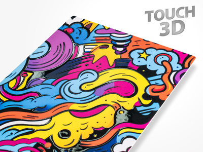 Apple iPhone 15 Pro Max - BACKSKIN films for Easyfit plotters Touch 3D Graffiti