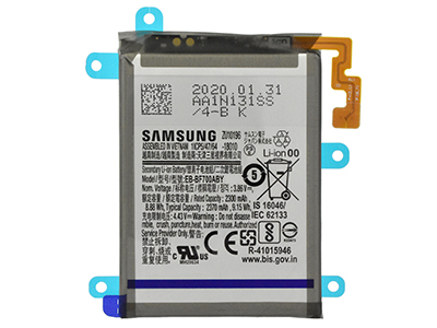 Samsung SM-F700 Galaxy Z Flip - EB-BF700ABY Batteria 2370 mAh **Bulk**