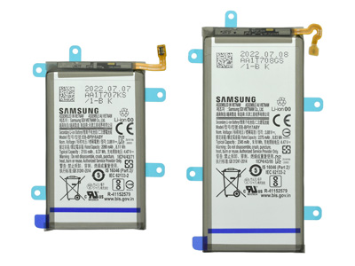 Samsung SM-F916 Galaxy Z Fold2 5G - EB-BF916ABY Batteria 2155 mAh + EB-BF917ABY Batteria 2345 mAh **Bulk**