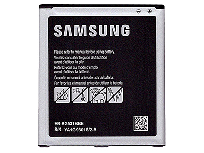 Samsung SM-J320 Galaxy J3 2016 - EB-BG531BBE Batteria 2600 mAh **Bulk**