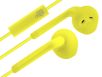 Apple iPhone 6 - Wired Stereo earphone - Jack 3,5mm Sport with microphone Lime