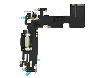 Apple iPhone 13 - Flat cable + Connettore Ricarica + Microfono Black No Logo