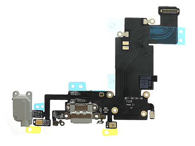 Apple iPhone 6s Plus - Flat cable + Jack Audio + Connettore Ricarica + Microfono Bianco No logo