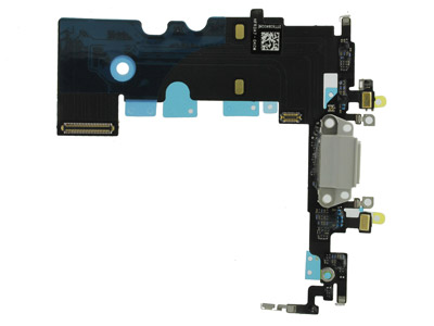 Apple iPhone SE 2022 - Flat cable + Connettore Ricarica + Microfono Bianco  No Logo