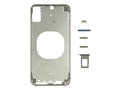 Apple iPhone Xs Max - Frame in metallo +Tasti Laterali + Sportellino Sim NO LOGO  Oro