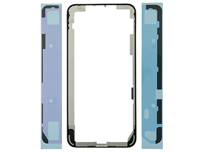 Apple iPhone Xs Max - Frame cornice lcd + Adesivi Nero