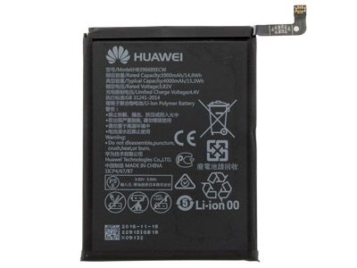 Huawei Mate 9 Porsche Design - HB396689ECW Batteria 4000 mAh Li-Ion **Bulk**