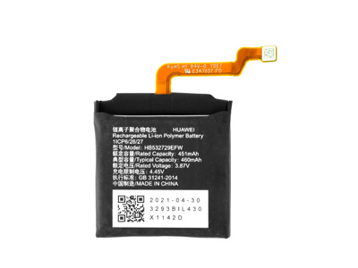 Huawei Watch 3 Classic - HB532729EFW Batteria 460 mAh Li-Ion **Bulk**
