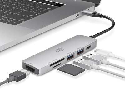 Huawei Ascend Y300 - SmartHub Multiple  USB C  adapter Premium Collection
