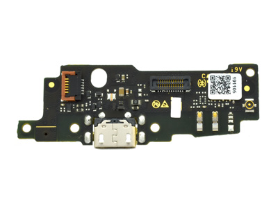 Motorola Moto E5 Play - Sub Board + Plug In + Microfono