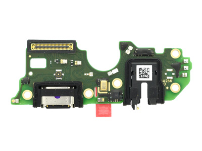 Oppo A96 - Sub Board + Plug In + Microphone + Jack Audio