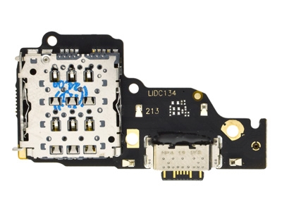 Xiaomi Redmi Note 13 4G - Sub Board + Plug In + Microfono + Lettore Sim