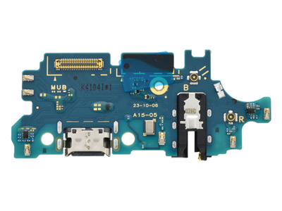 Samsung SM-A155 Galaxy A15 4G - Sub Board + Plug In + Jack Audio + Microfono