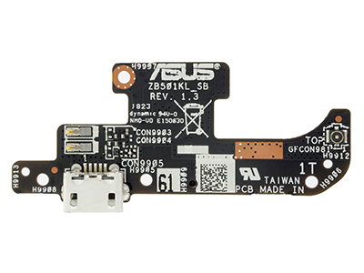 Asus ZenFone Live ZB501KL / A007 - Sub Board + Plug In + Microfono