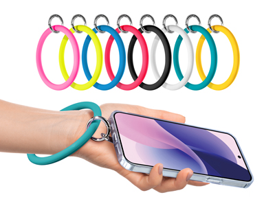 Realme Realme 11 Pro - Loop Universal Silicone Smartphone Holder Bracelet 8 Pieces Kit Assorted Colors