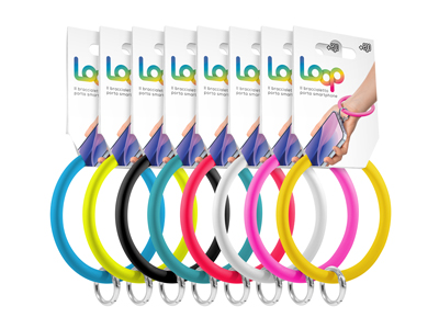 Realme Realme 12 Pro + 5G - Loop Universal Silicone Smartphone Holder Bracelet 8 Pieces Kit Assorted Colors