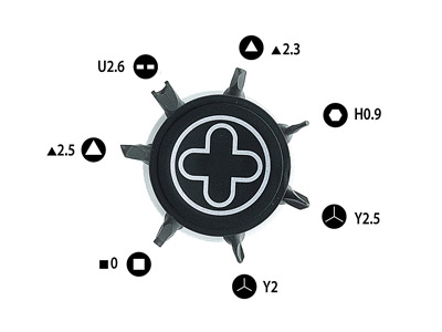 Motorola Moto G71 5G - Kit Inserti Cacciavite Automatico con contenitore Special Group 7 pz.