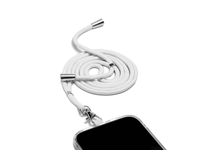 Apple iPhone 8 - Universal Smartphone Lanyard White