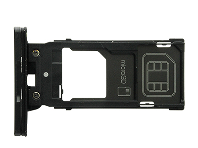 Sony Xperia XZ2 Premium - Sim Card 2/SD Card Holder Black