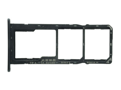 Huawei Honor 7A - Sportello Dual Sim card/SD Card + Alloggio Nero