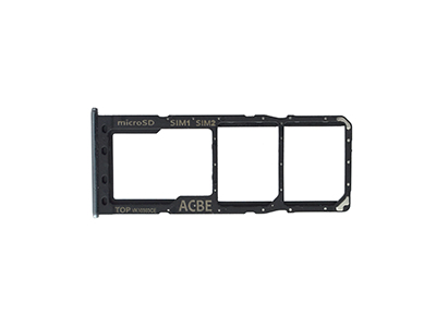 Samsung SM-A325 Galaxy A32 - Sportello Dual Sim card/SD Card + Alloggio Awesome Black