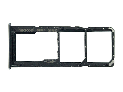 Samsung SM-A715 Galaxy A71 - Sportello Dual Sim card/SD Card + Alloggio Nero