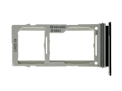 Samsung SM-G970 Galaxy S10e - Sportello Dual Sim card/SD Card + Alloggio Nero